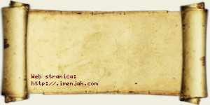 Danijela Perunac vizit kartica